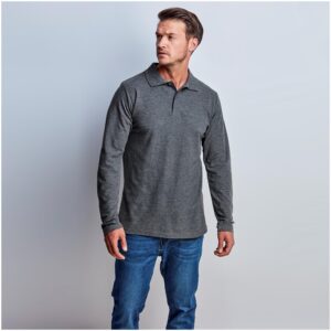Alternative view of Mens Long Sleeve Elemental Golf Shirt