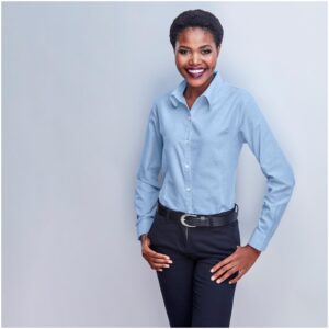Alternative view of Ladies Long Sleeve Aspen Shirt