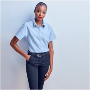 Alternative view of Ladies Short Sleeve Aspen Shirt