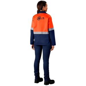 Alternative view of Traffic Premium Two-Tone Hi-Viz Reflective Jacket