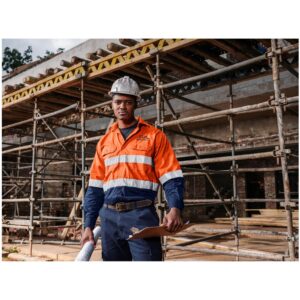 Alternative view of Access Vented Two-Tone Reflective Work Shirt