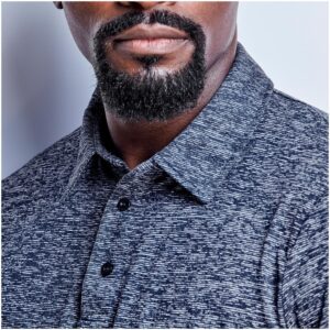 Alternative view of Mens Echo Golf Shirt