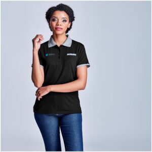 Alternative view of Ladies Caliber Golf Shirt