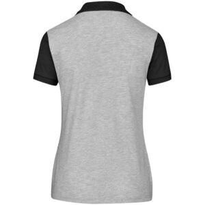 Alternative view of Ladies Urban Golf Shirt - Black