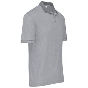 Alternative view of Mens Verge Golf Shirt - Light Grey