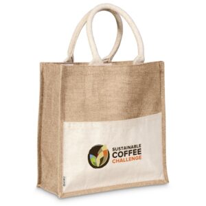 Alternative view of Okiyo Kachi Jute & Cotton Tote