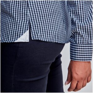 Alternative view of Ladies Long Sleeve Kenton Shirt - Navy