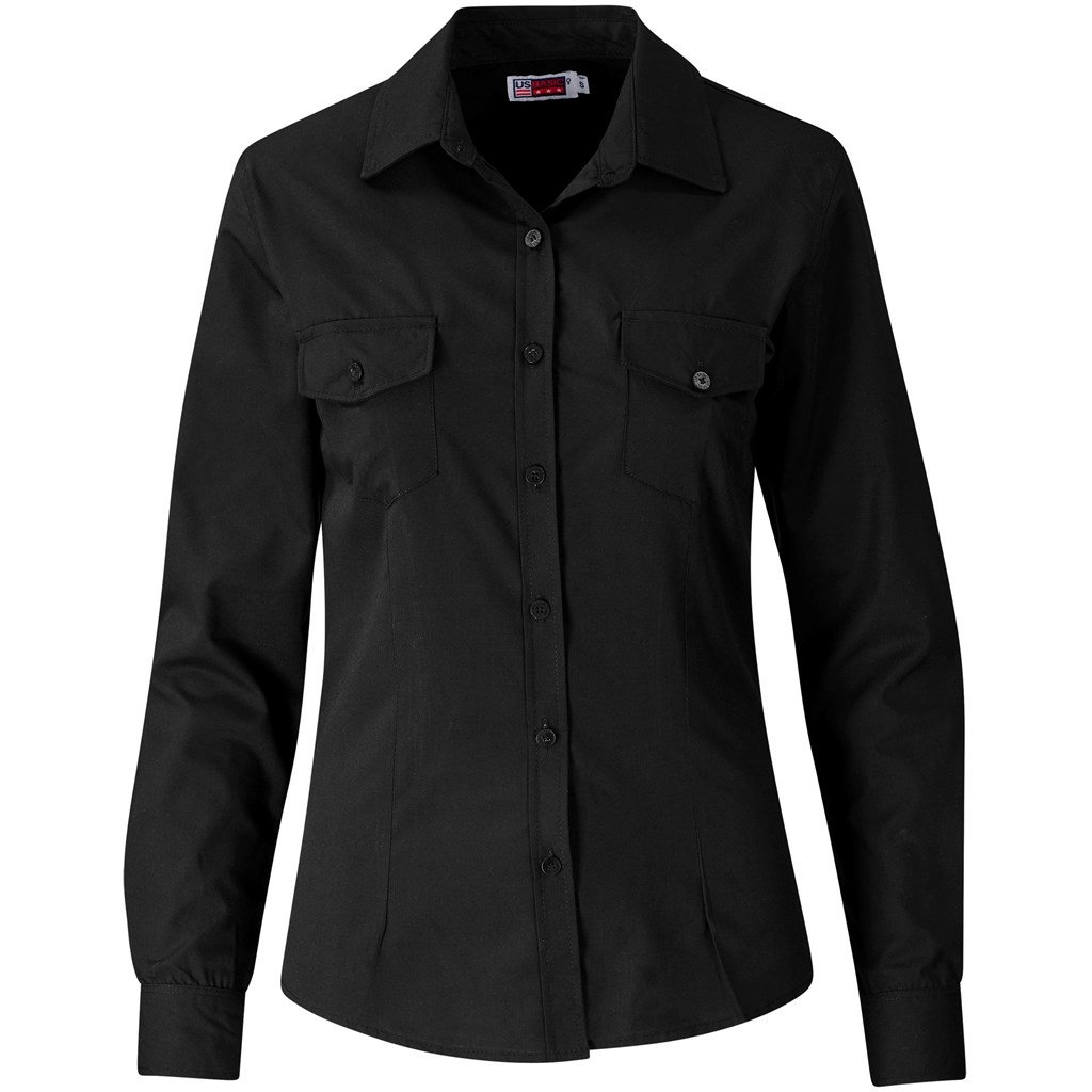 Ladies Long Sleeve Kensington Shirt - Image 4