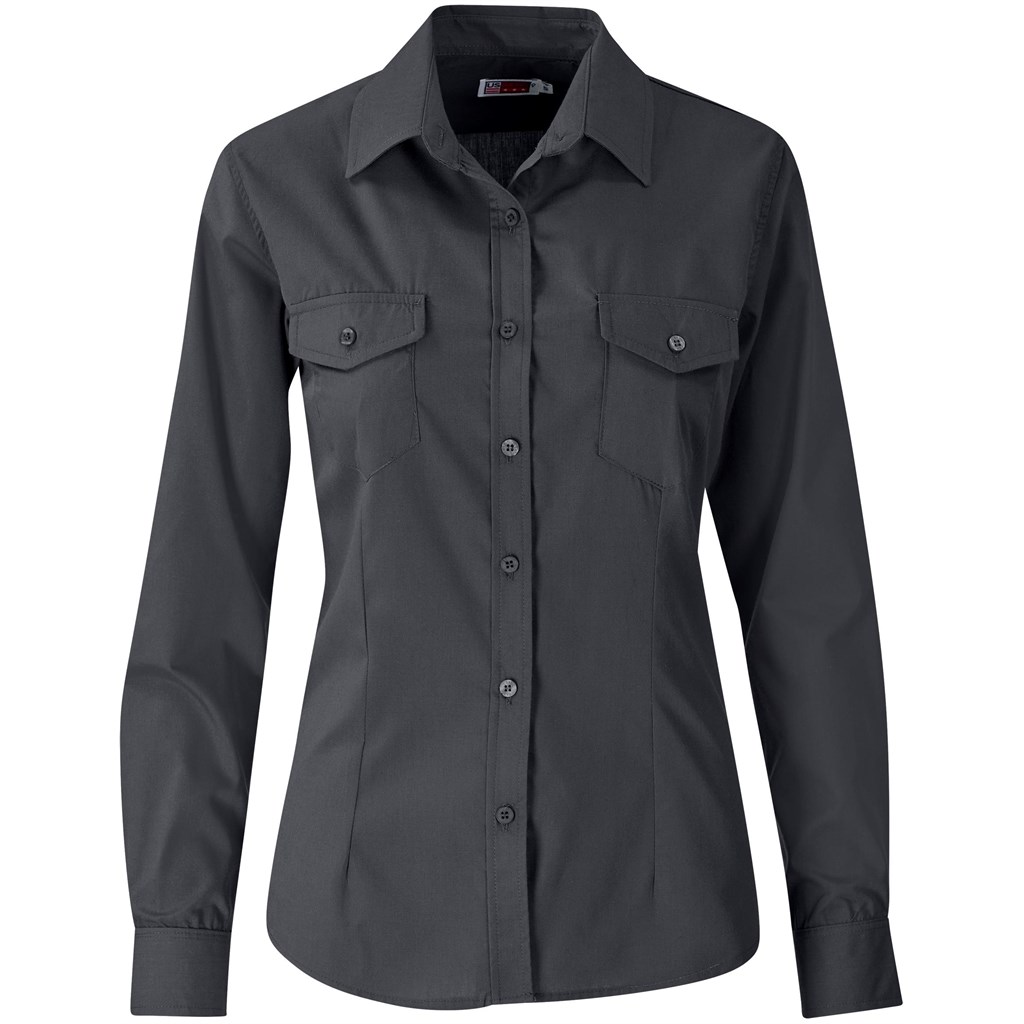 Ladies Long Sleeve Kensington Shirt - Image 7