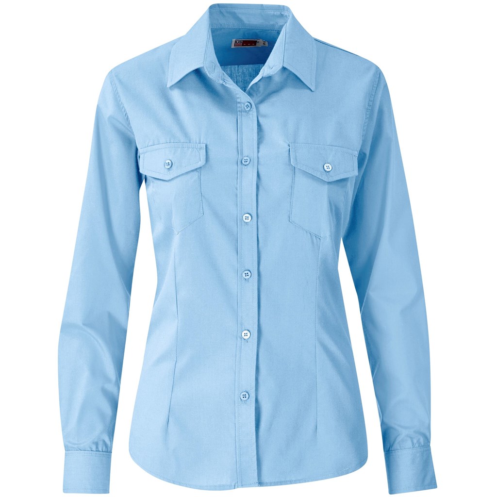 Ladies Long Sleeve Kensington Shirt - Image 10