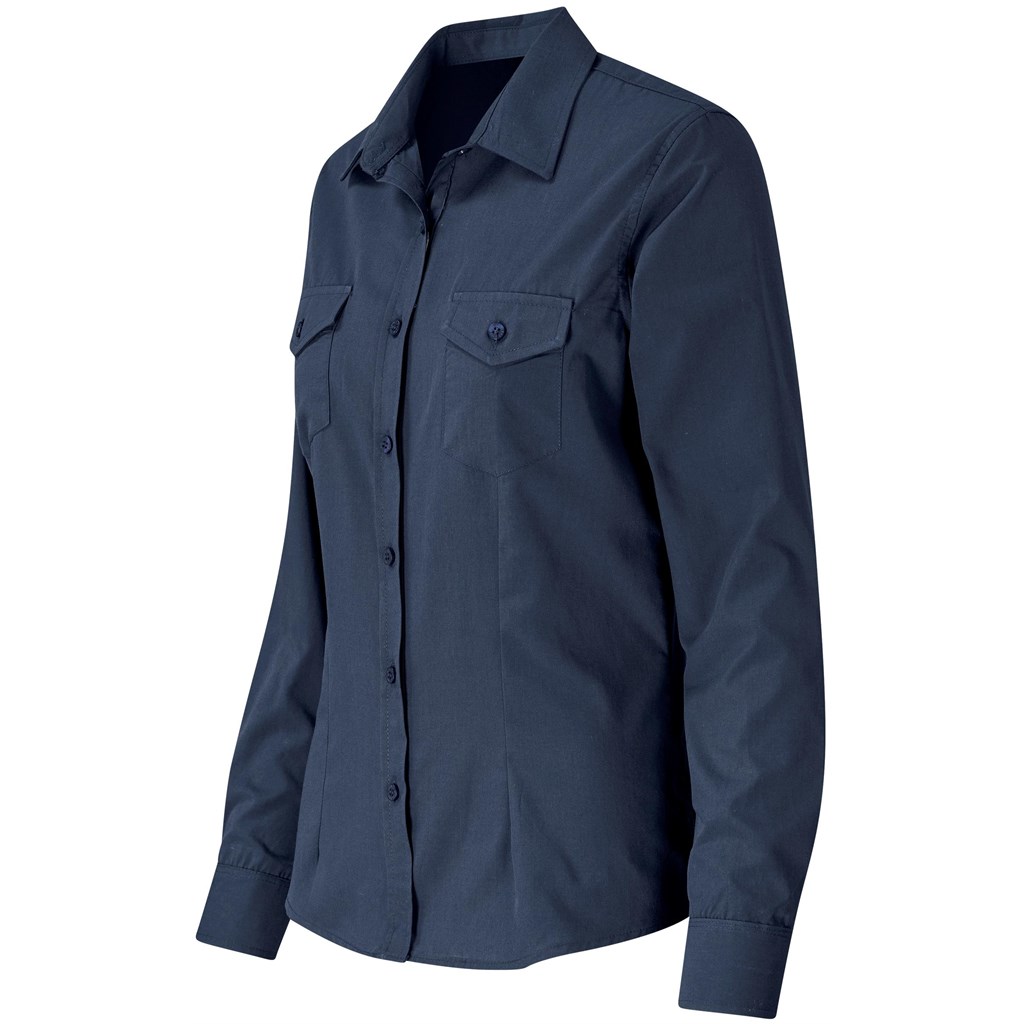 Ladies Long Sleeve Kensington Shirt - Image 15