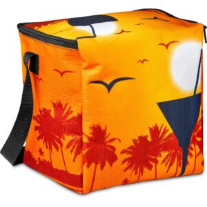 Alternative view of Hoppla Quebec Recycled PET Stitch-Bond 12-Can Cooler
