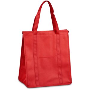 Alternative view of Altitude Vortex Non Woven 24-Can Cooler - Red