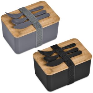 Alternative view of Okiyo Pasuta Recycled Plastic & Bamboo Lunch Box