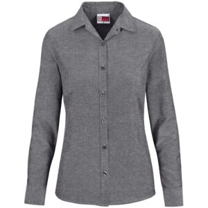 Alternative view of Ladies Long Sleeve Oxford Shirt
