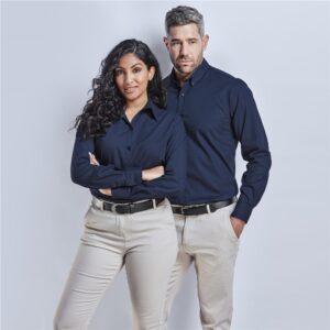 Alternative view of Mens Long Sleeve Brushed Cotton Twill Moderna Shirt
