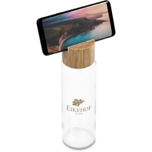 Alternative view of Okiyo Kenko Phone Stand Glass Water Bottle - 700ml