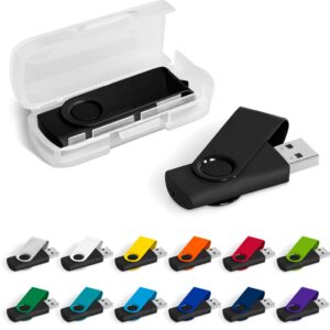 Alternative view of Axis Gyro Black Flash Drive - 32GB