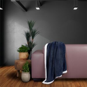 Alternative view of US Basic Mckinley Sherpa Fleece Blanket