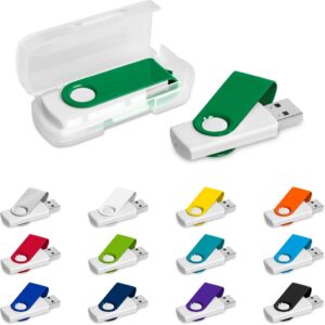 Alternative view of Altitude Axis Gyro White Flash Drive - 8GB