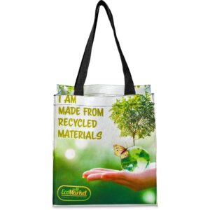 Alternative view of Pre-Production Sample Hoppla Gateway Recycled PET Stitch-Bond Shopper