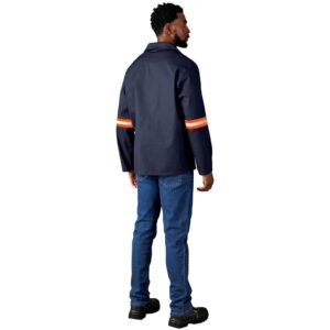 Alternative view of Artisan Premium 100% Cotton Jacket - Reflective Arms - Orange Tape