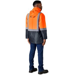 Alternative view of Hazard Padded Two-Tone Hi-Viz Reflective Jacket