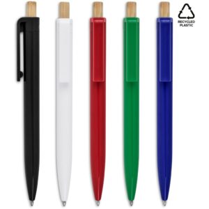 Alternative view of Altitude Tickit Recycled Plastic & Bamboo Ball Pen