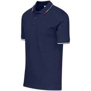 Alternative view of Mens Ash Golf Shirt - Navy
