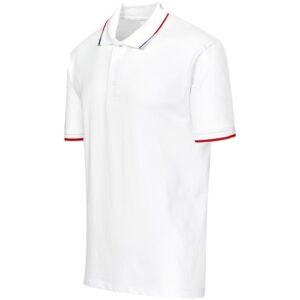 Alternative view of Mens Ash Golf Shirt - White