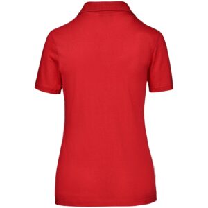 Alternative view of Ladies Galway Golf Shirt - Red