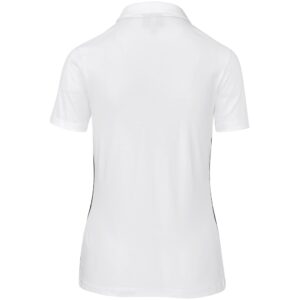 Alternative view of Ladies Galway Golf Shirt - White
