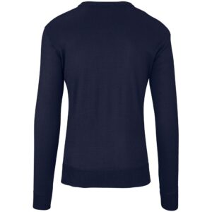 Alternative view of Mens Long Sleeve Peru V-Neck Jersey - Navy