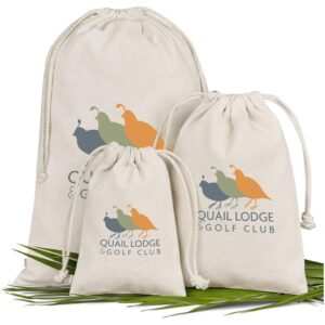 Alternative view of Okiyo Chikara Midi Cotton Drawstring Pouch