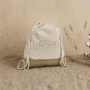 Alternative view of Okiyo Bijin Jute & Cotton Drawstring Bag