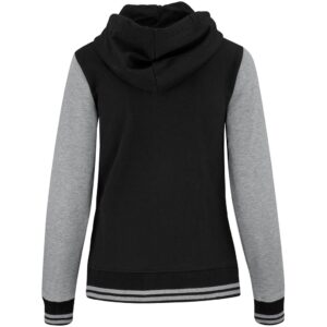 Alternative view of Ladies Princeton Hooded Sweater - Black