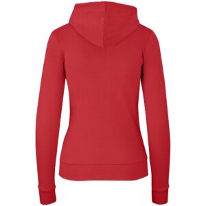 Alternative view of Ladies Bravo Hooded Sweater - Red