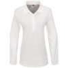 Ladies Long Sleeve Boston Golf Shirt - White