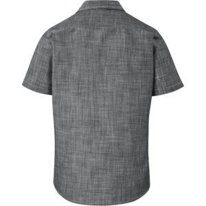 Alternative view of Mens Short Sleeve Windsor Shirt - Grey