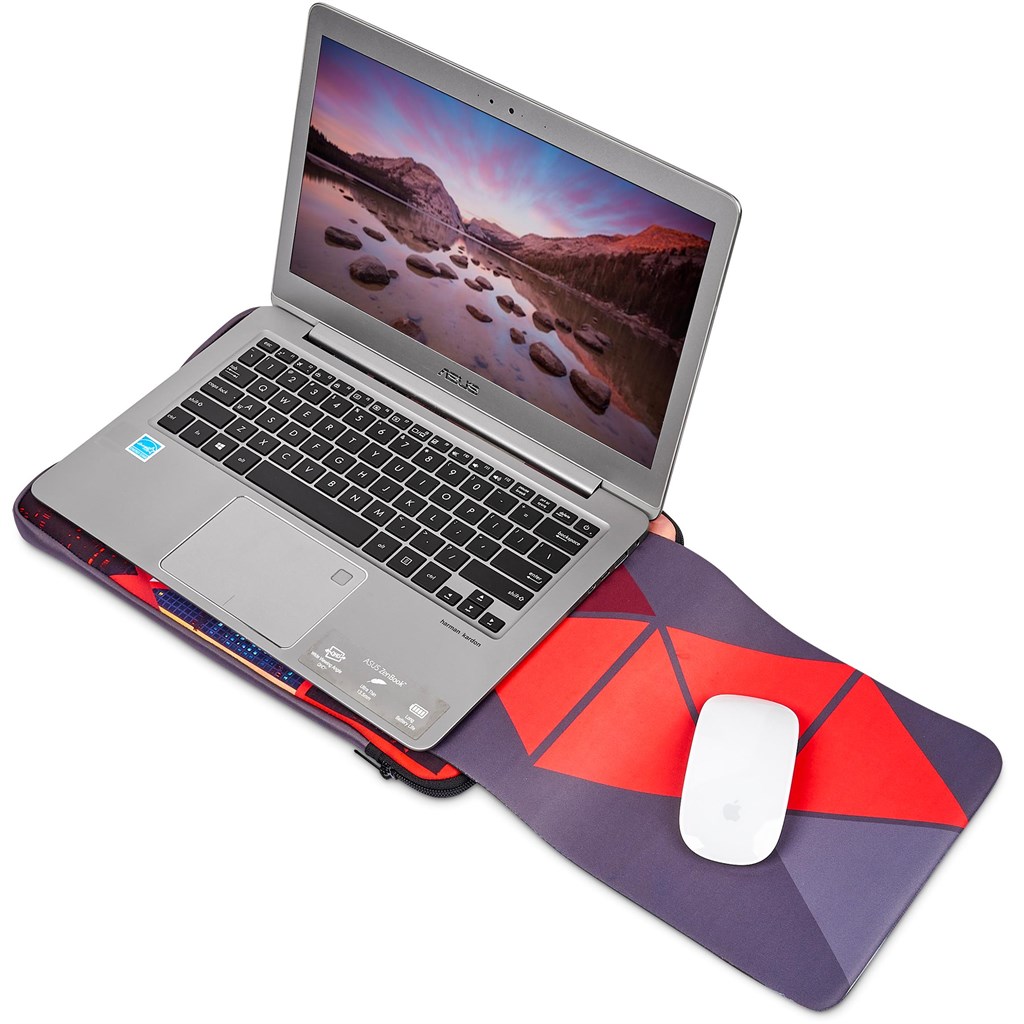 Hoppla Grotto Neoprene Laptop Sleeve with Mouse Pad – 13-14 inch - Image 11