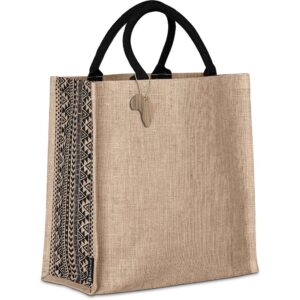 Alternative view of Andy Cartwright Symmetry Jute Tote