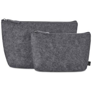 Alternative view of Okiyo Kesho Recycled PET Felt Mini Cosmetic Bag