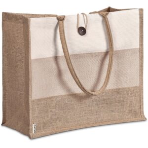 Alternative view of Okiyo Fukei Jute & Cotton Tote