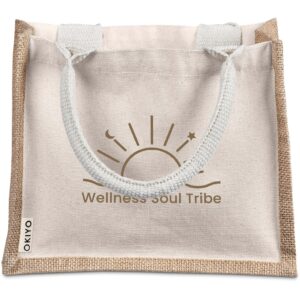 Alternative view of Okiyo Chinsai Mini Jute & Cotton Gift Bag