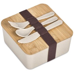 Alternative view of Okiyo Wani Wheat Straw & Bamboo Lunch Box
