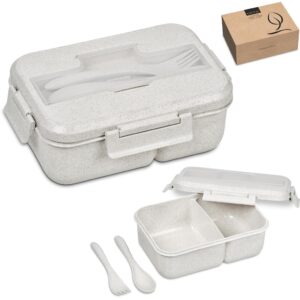 Alternative view of Okiyo Ranchi Wheat Straw Lunch Box Set
