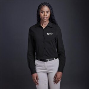 Alternative view of Ladies Long Sleeve Alex Varga Cronus Knitted Shirt