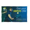 Sublimated Display Fabric Banner 2.45m x 1.5m