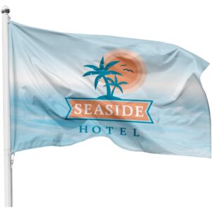 Alternative view of Champion Corporate Pole Flag 900mm x 600 mm