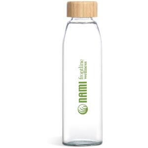 Alternative view of Okiyo Wabi-Sabi Glass Water Bottle - 500ml